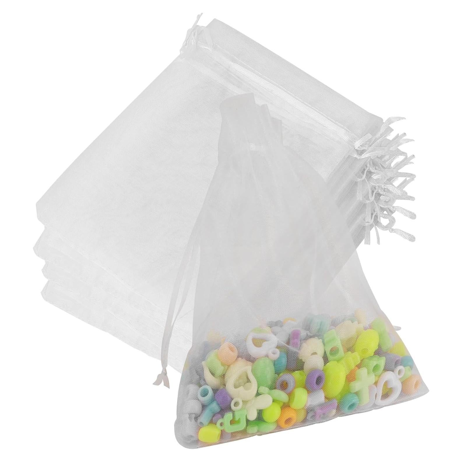 Bolsas de Organza 50 Pcs 12,7 x 17,8 cm Diueoly