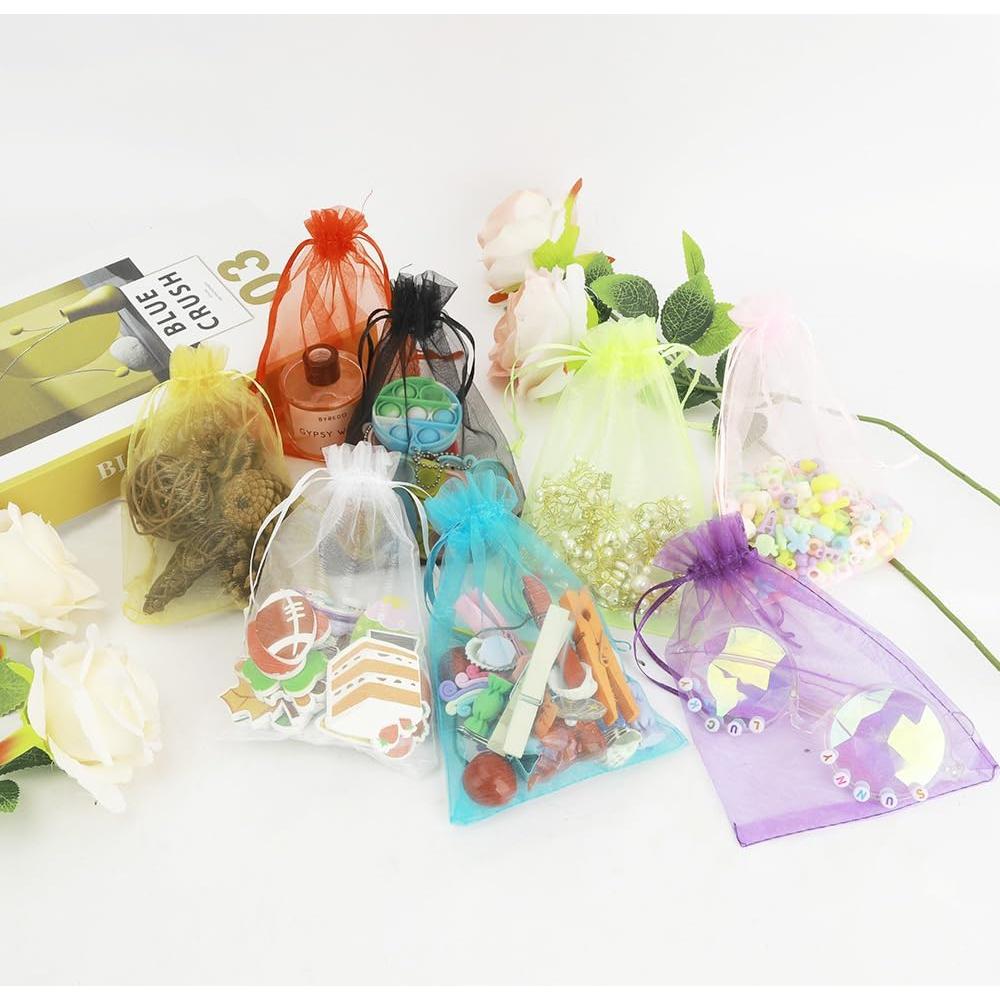 Bolsas de Organza 50 Pcs 12,7 x 17,8 cm Diueoly