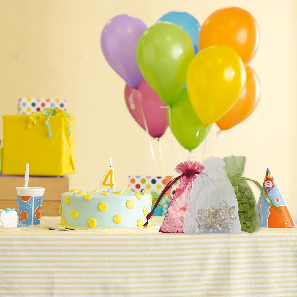 Bolsas de Organza 50 Pcs 12,7 x 17,8 cm Diueoly