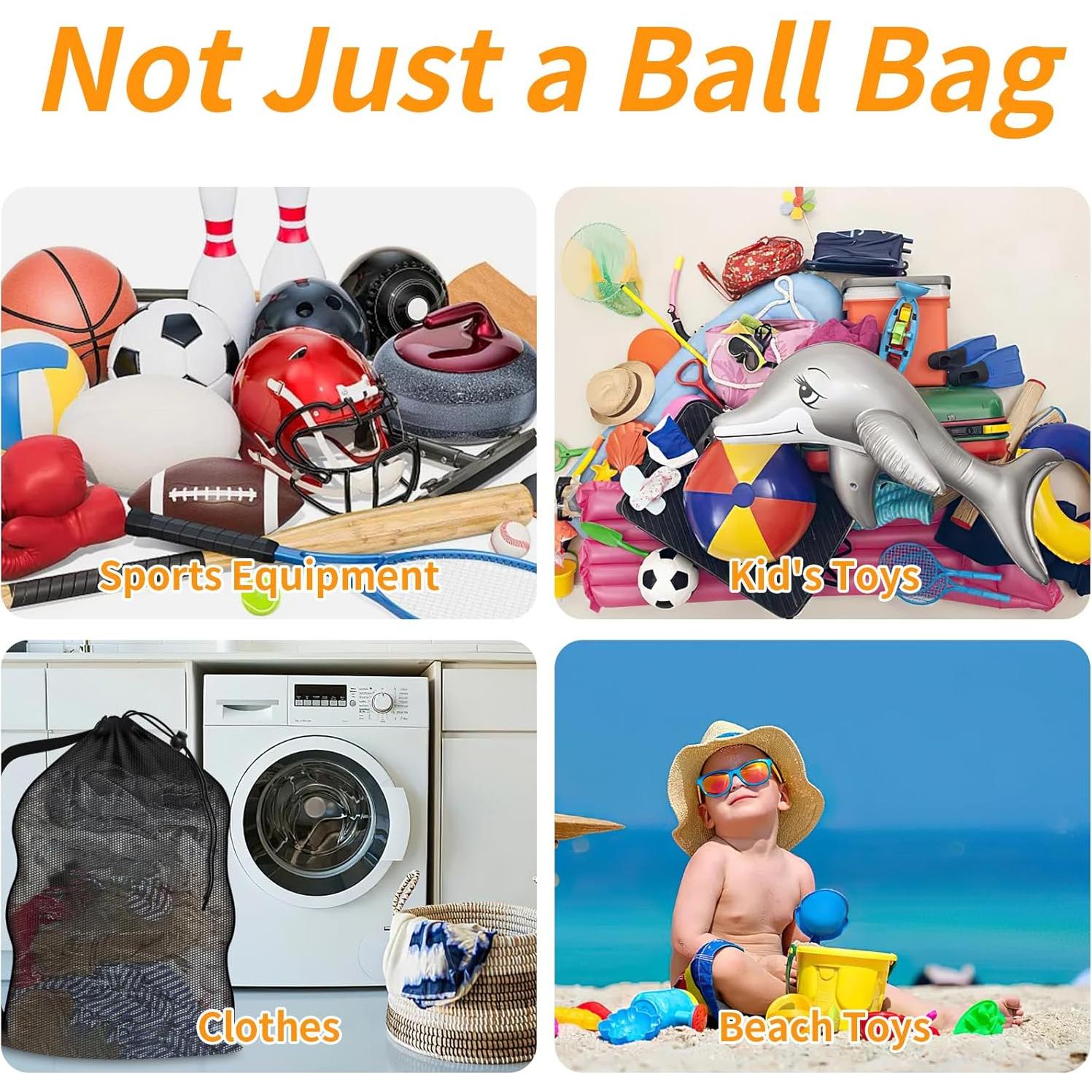 Bolsa de Balones Hoiny Extra Grande 101,6x76,2 cm Malla