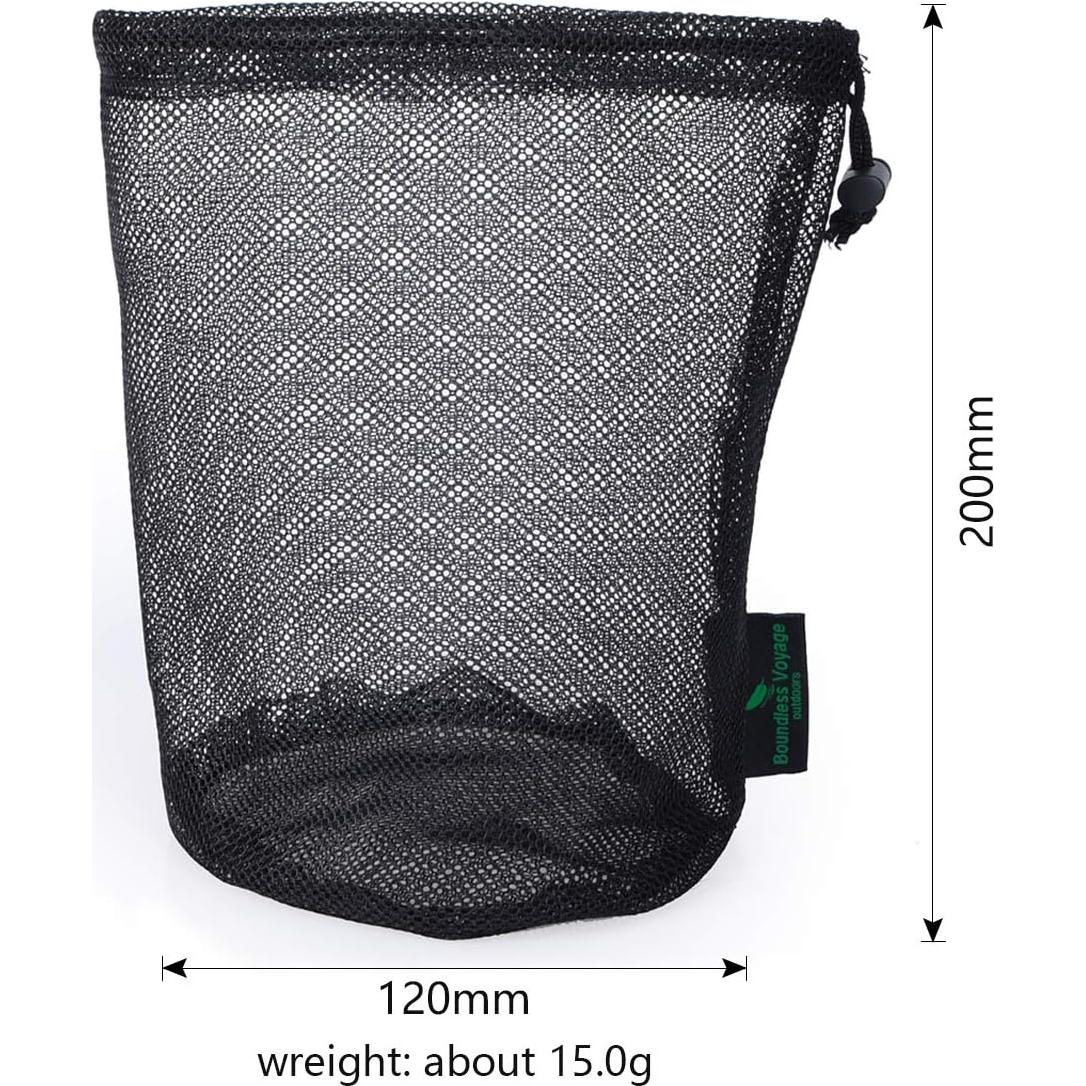 5 Piezas Bolsa de Malla Nylon Boundless Voyage 12x20cm
