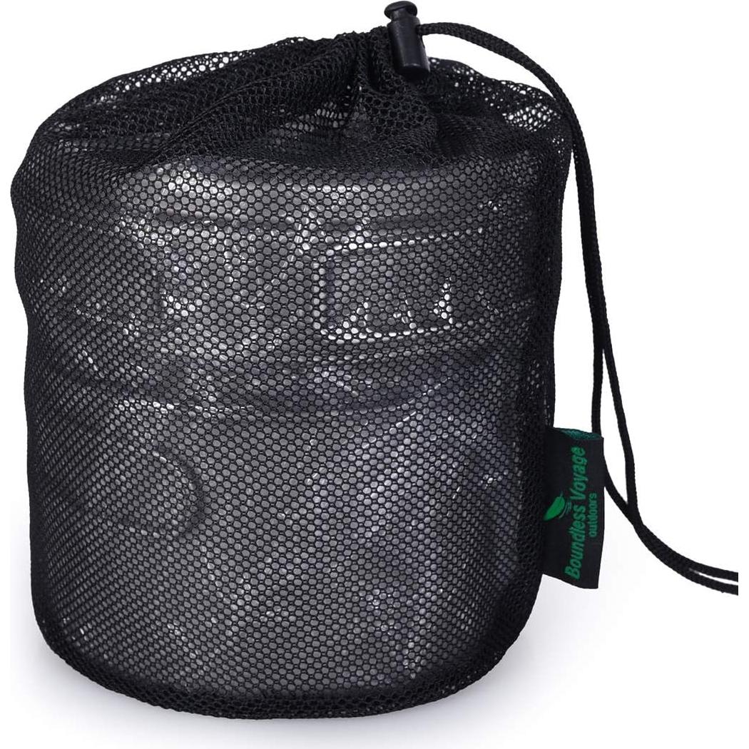 5 Piezas Bolsa de Malla Nylon Boundless Voyage 12x20cm