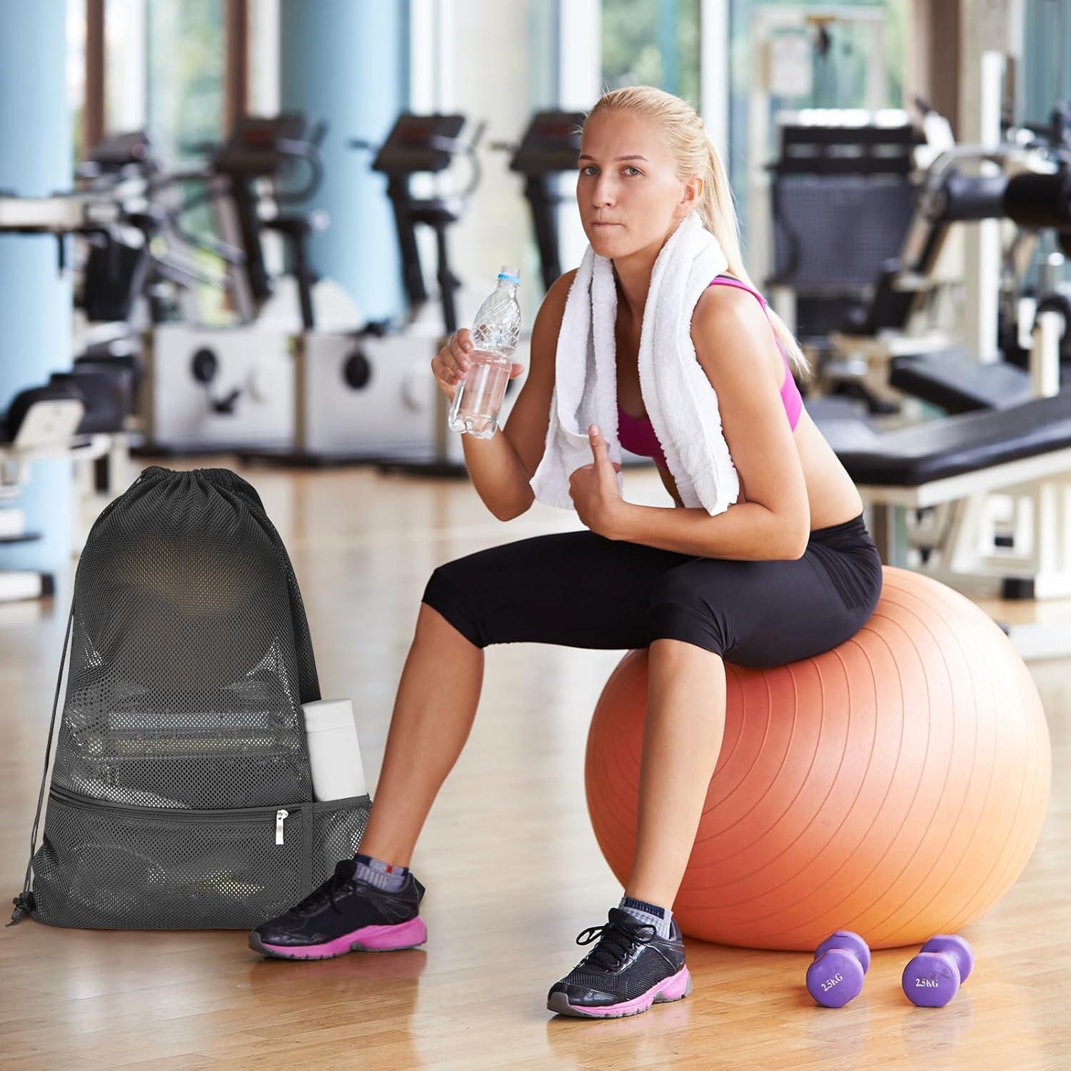 Bolsa de Playa de Malla Grande Natural Style 66x46cm