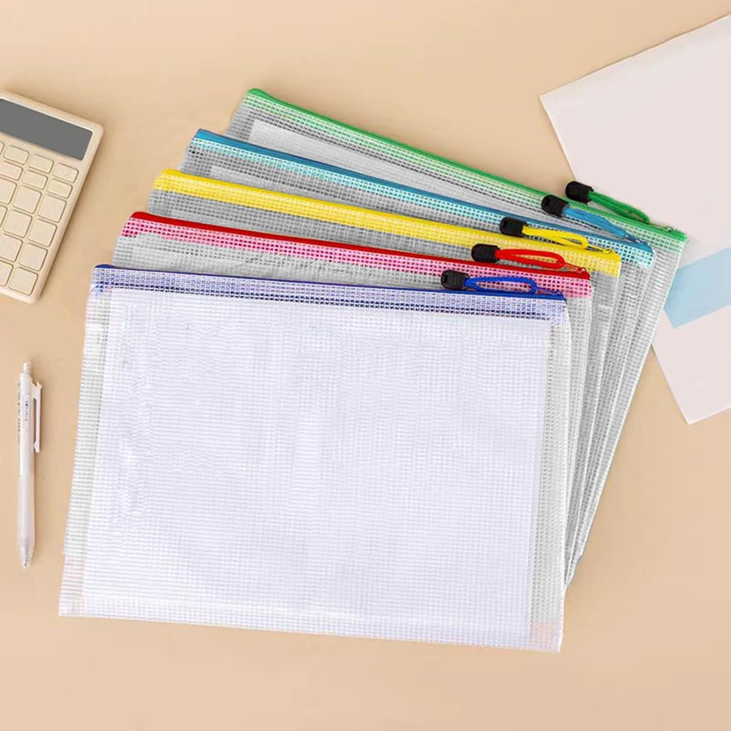 24 Bolsas de Cremallera A4 UMETDO Transparentes PVC