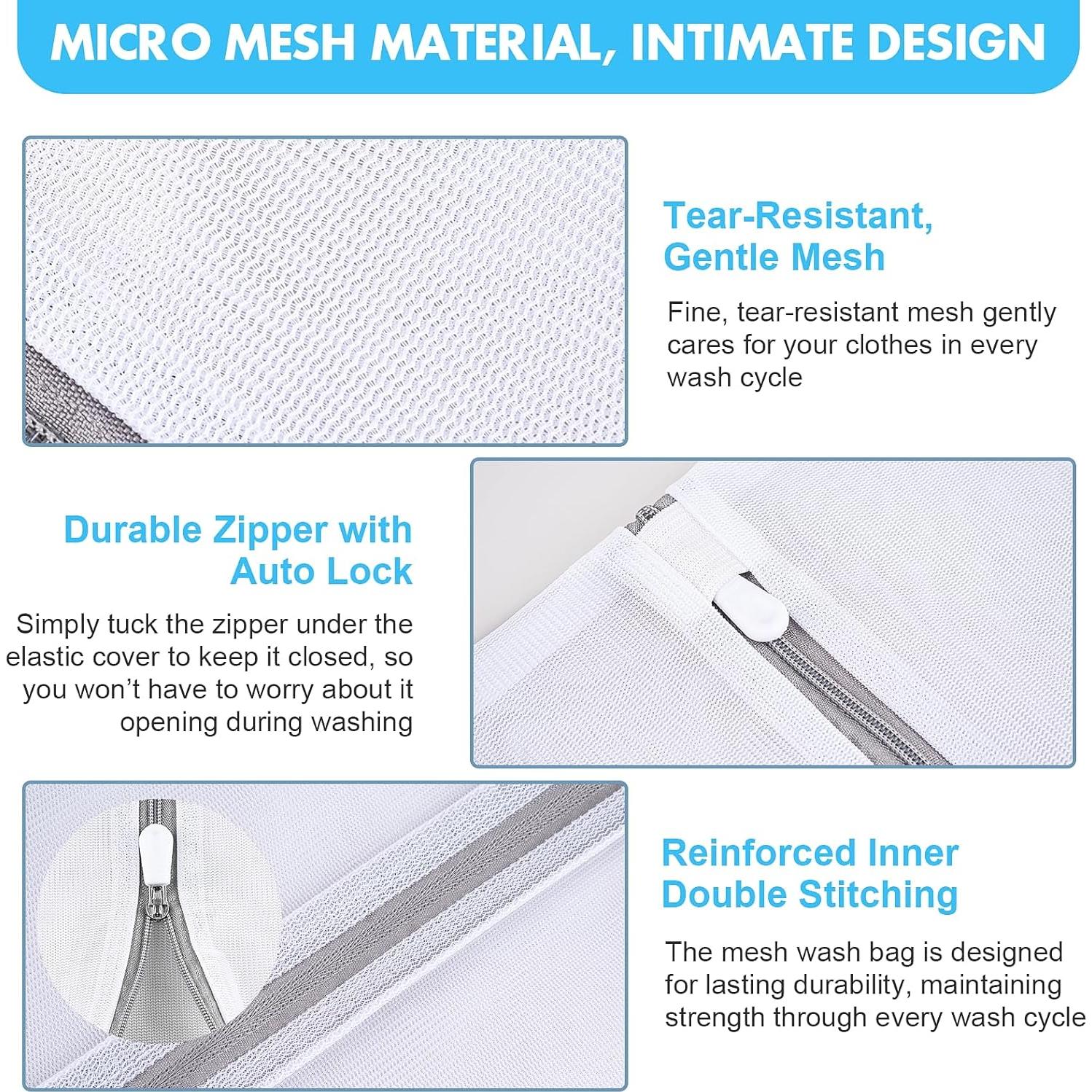 Bolsas de Malla para Ropa Delicada VUEKYN - 3 Tamaños