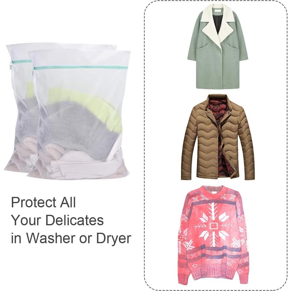 Bolsa de Lavandería OTraki Malla Fina 60x80 cm Paquete 2