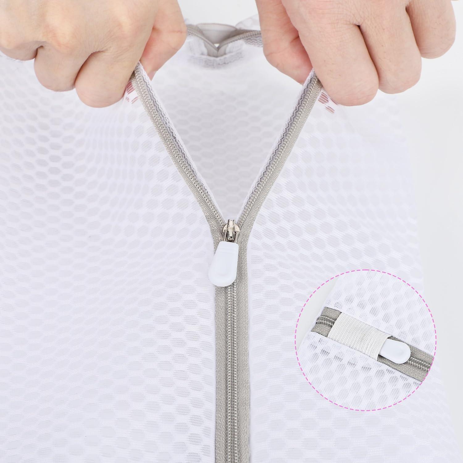 Juego de 4 bolsas de lavandería de malla HFengQ 30x40 cm