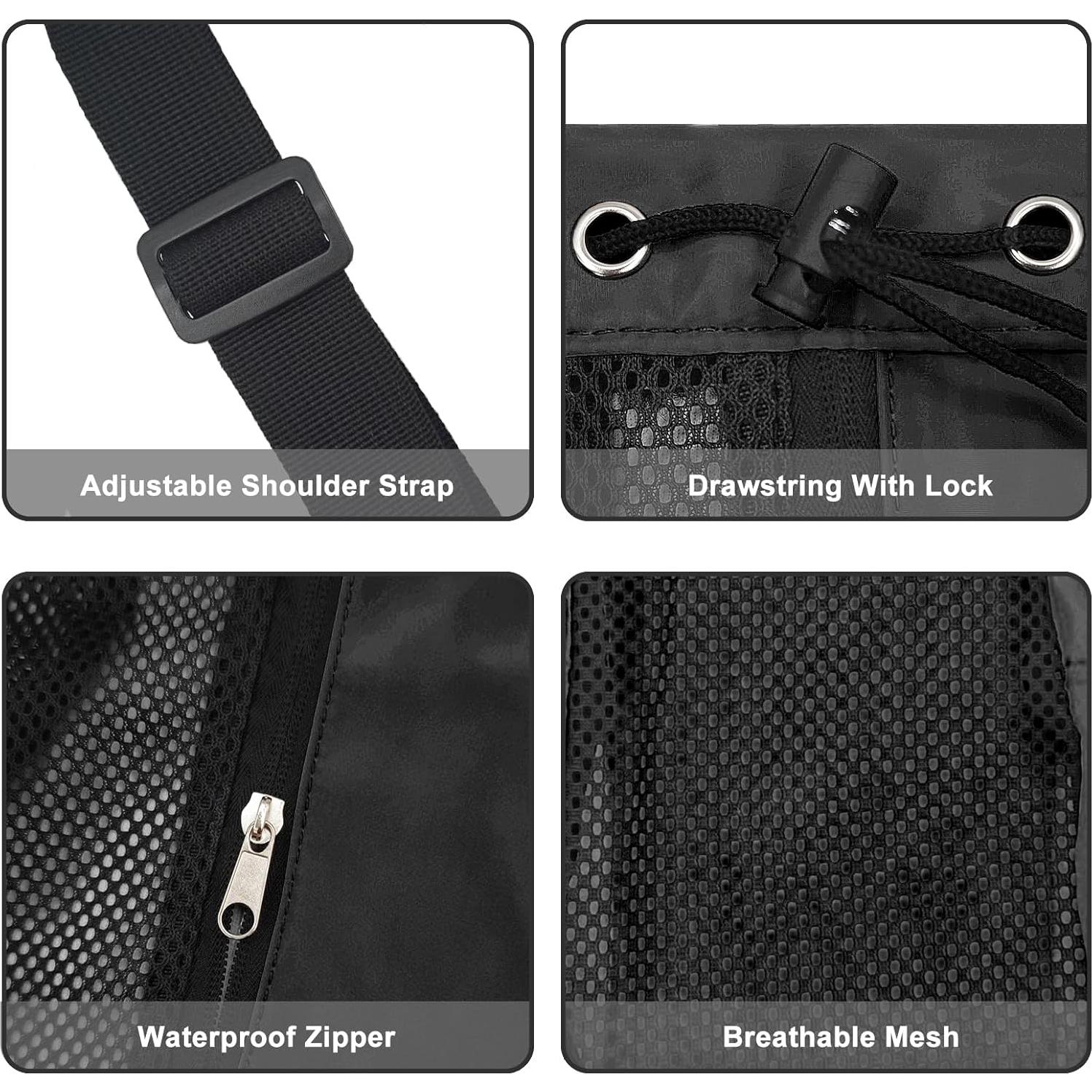 Mochila de Playa Malla Lifwimner Lf028 Impermeable 48x32cm