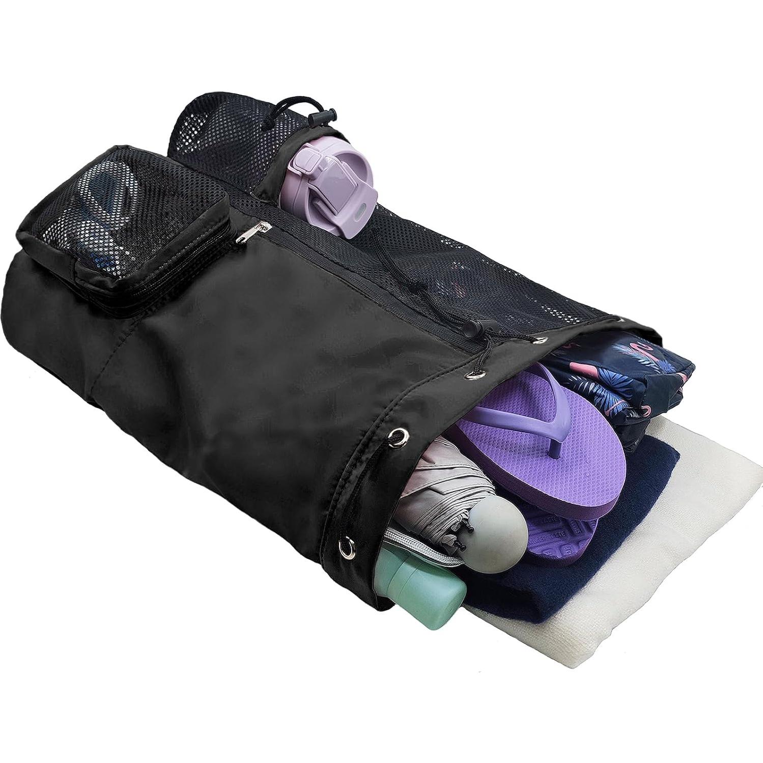 Mochila de Playa Malla Lifwimner Lf028 Impermeable 48x32cm