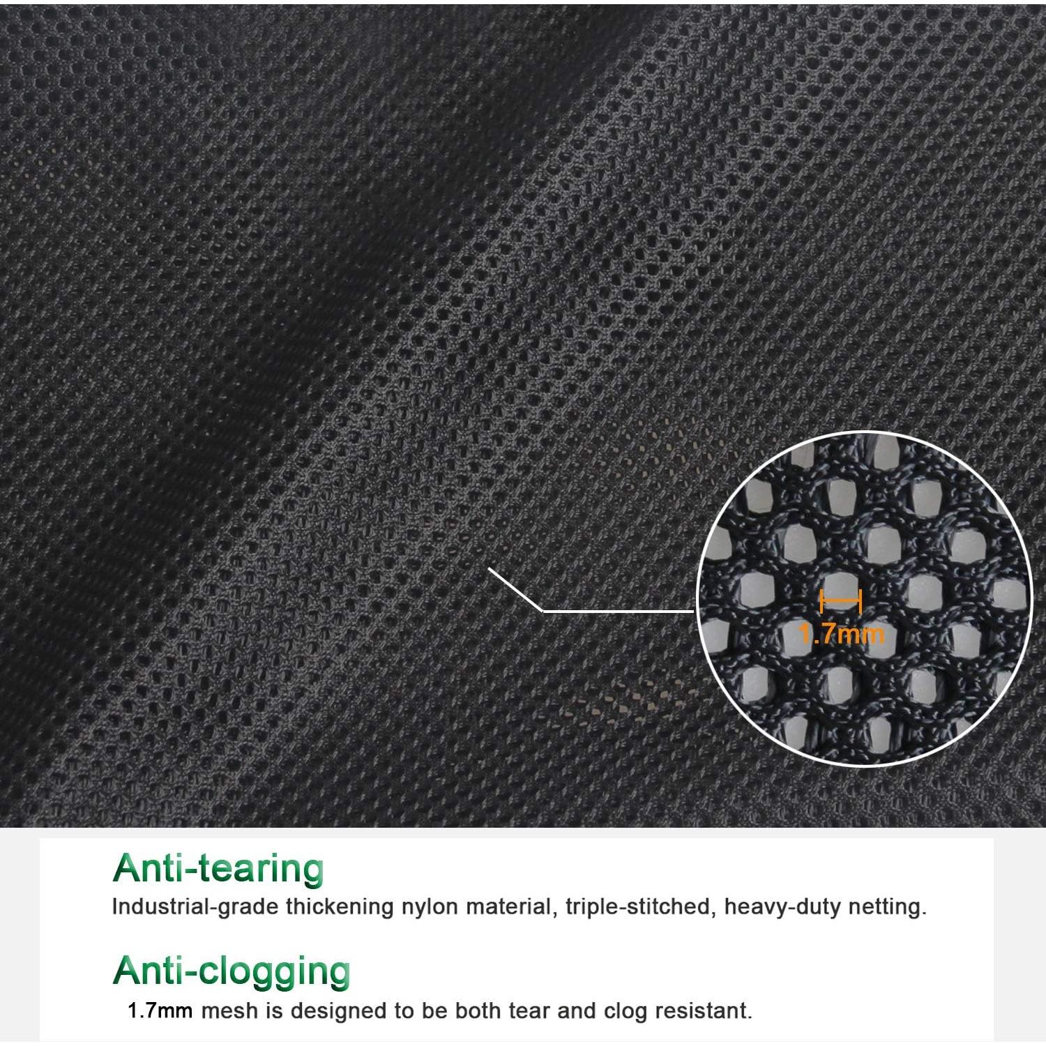 Bolsa de Filtro de Bomba Hecaty 45x45 cm Nylon Negro