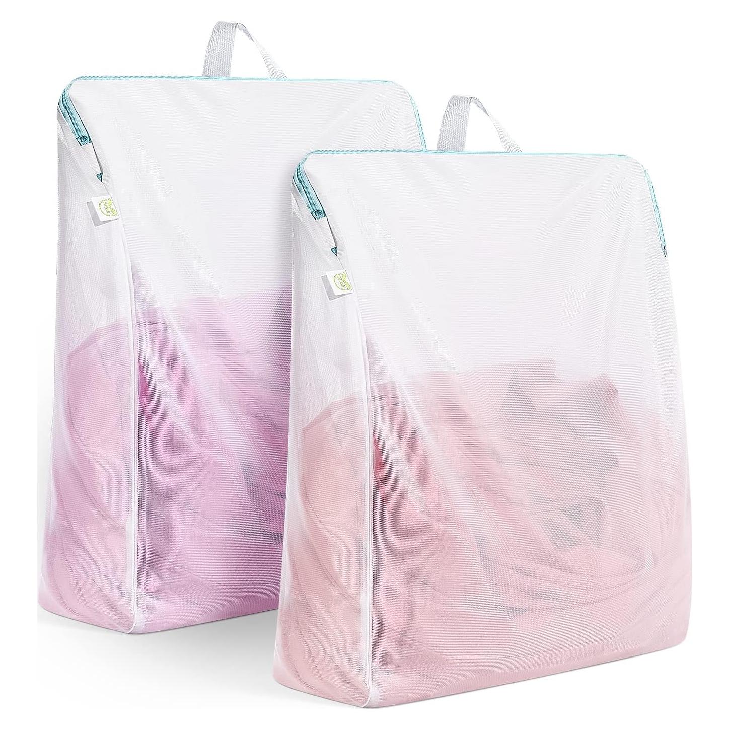 Bolsa de Lavandería de Malla OTraki Grande 60x81 cm 2 Piezas