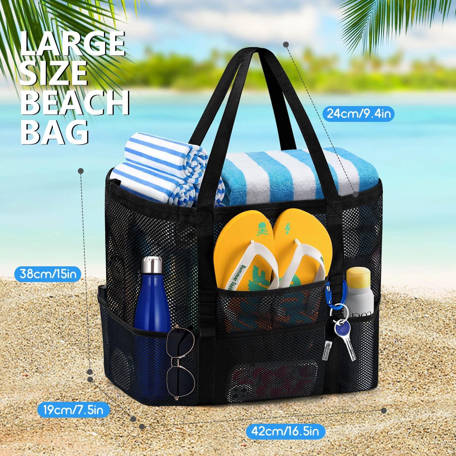 Bolsa de Playa Plegable Ayieyill Grande Impermeable 42x22x38cm