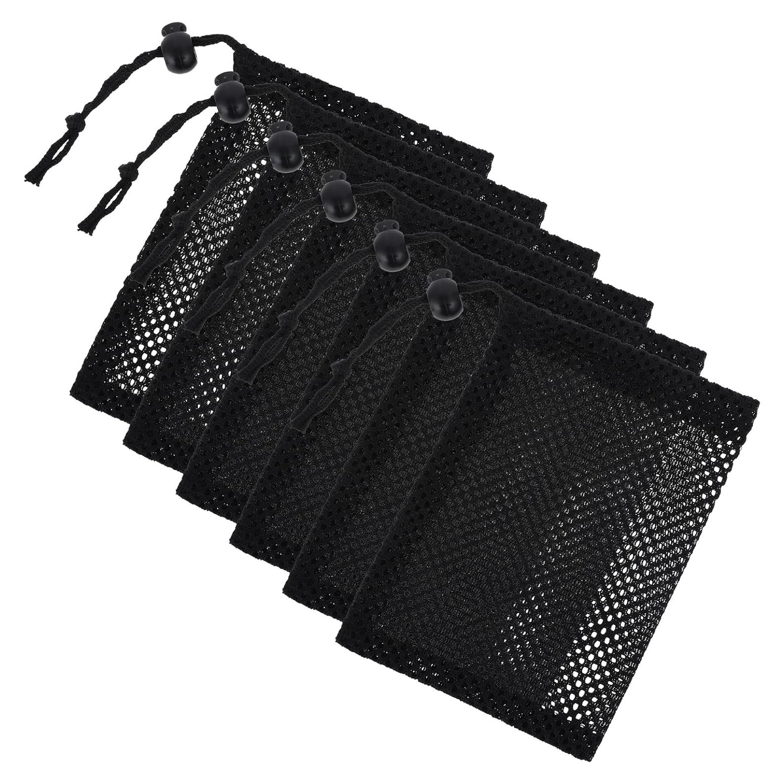 6 Bolsas de Malla Pequeñas Nylon Aeaocvo 14.5x10 cm