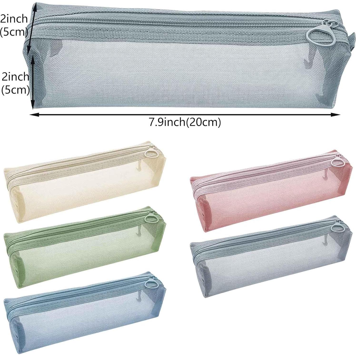 5 Piezas Bolsas de Malla con Cremallera Aswewamt 20 cm