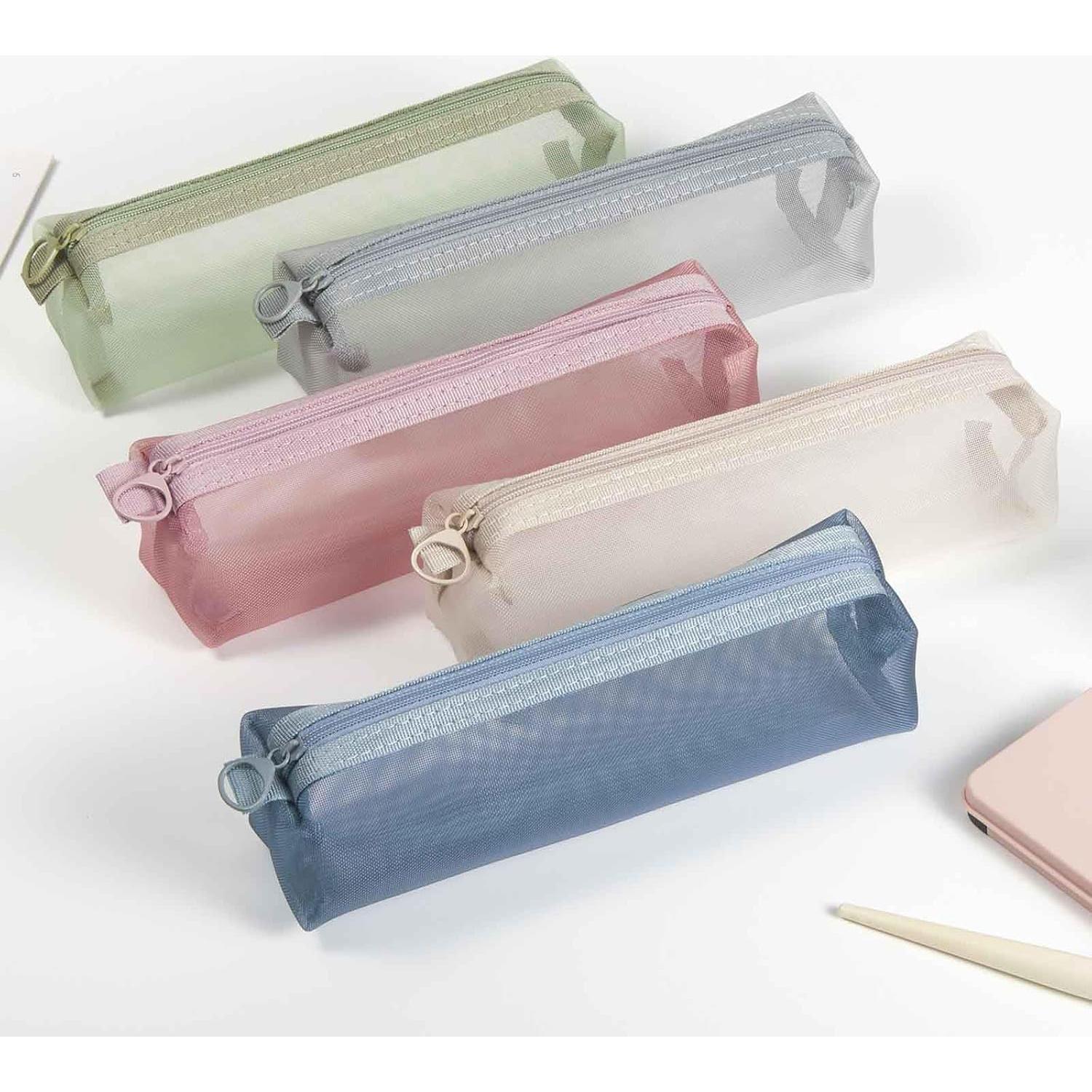 5 Piezas Bolsas de Malla con Cremallera Aswewamt 20 cm