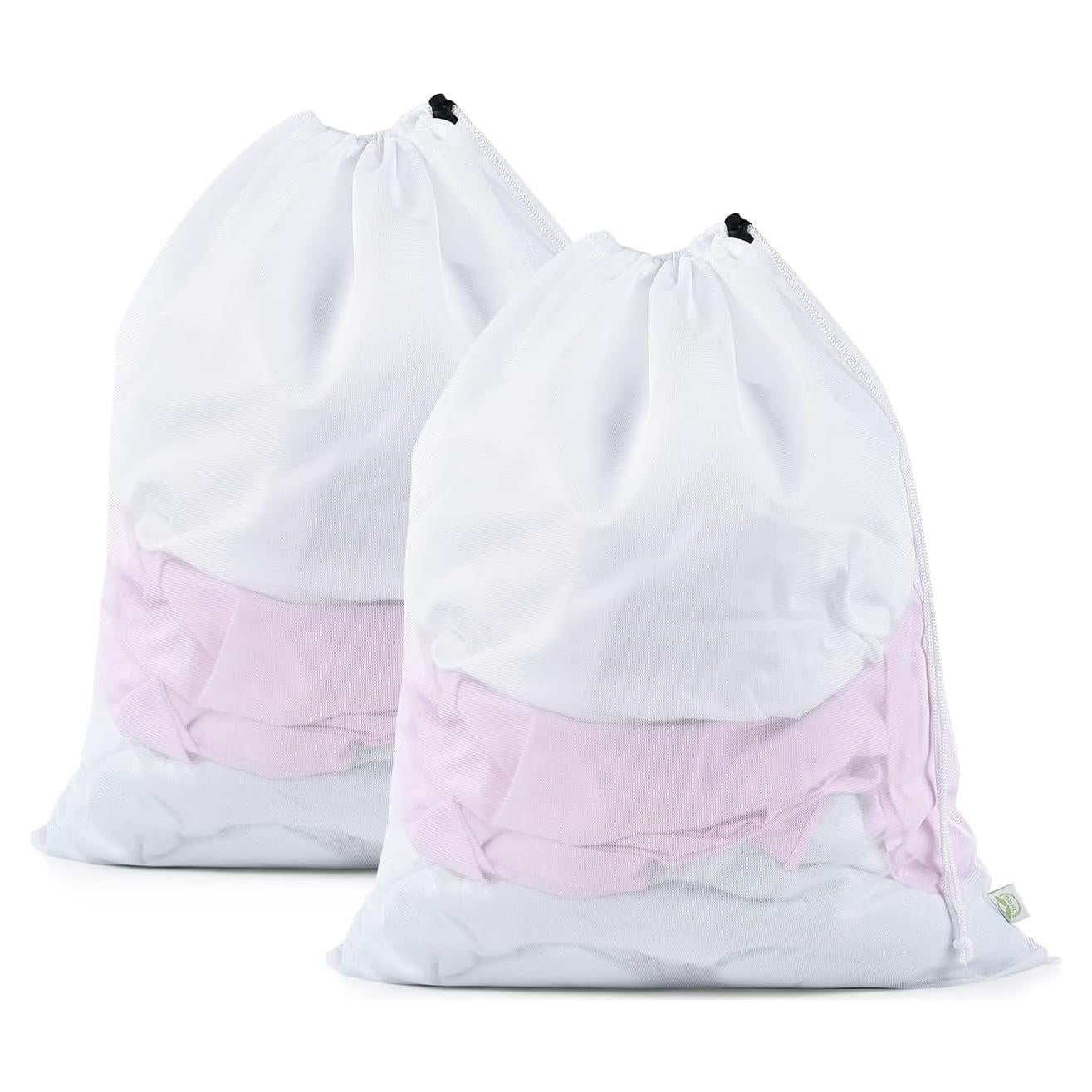 Bolsa de Lavandería OTraki 50,8 x 61 cm 2 Piezas Blanca