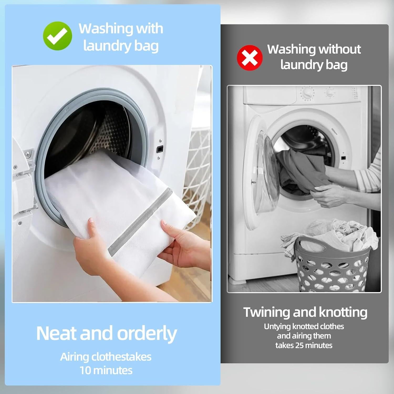 Bolsas de Lavandería RICHERI Malla Fina Pequeña 4pcs