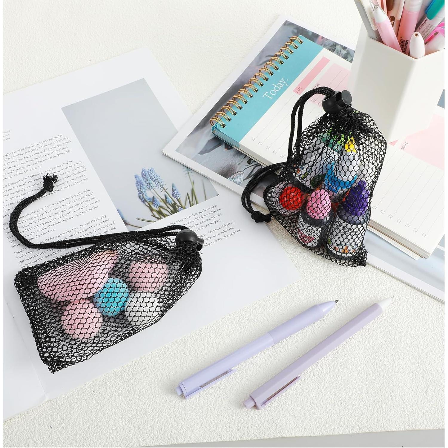 10 Bolsas de Malla Nylon 15x10 cm YUXIANLB para Gimnasio