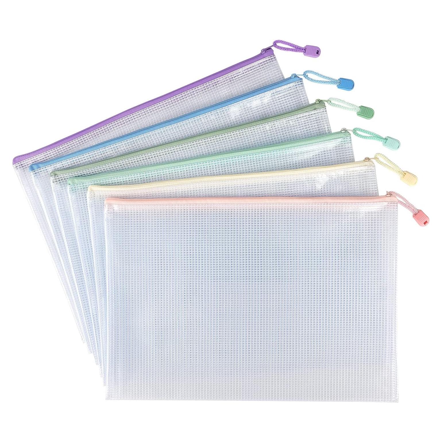 Tamaki 6 Bolsas de Cremallera Malla Impermeables A4