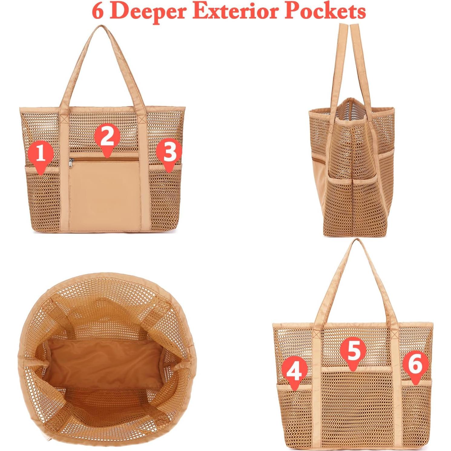 Bolsa de Playa Fammart Malla Nylon 43.94x19.94x38.86cm