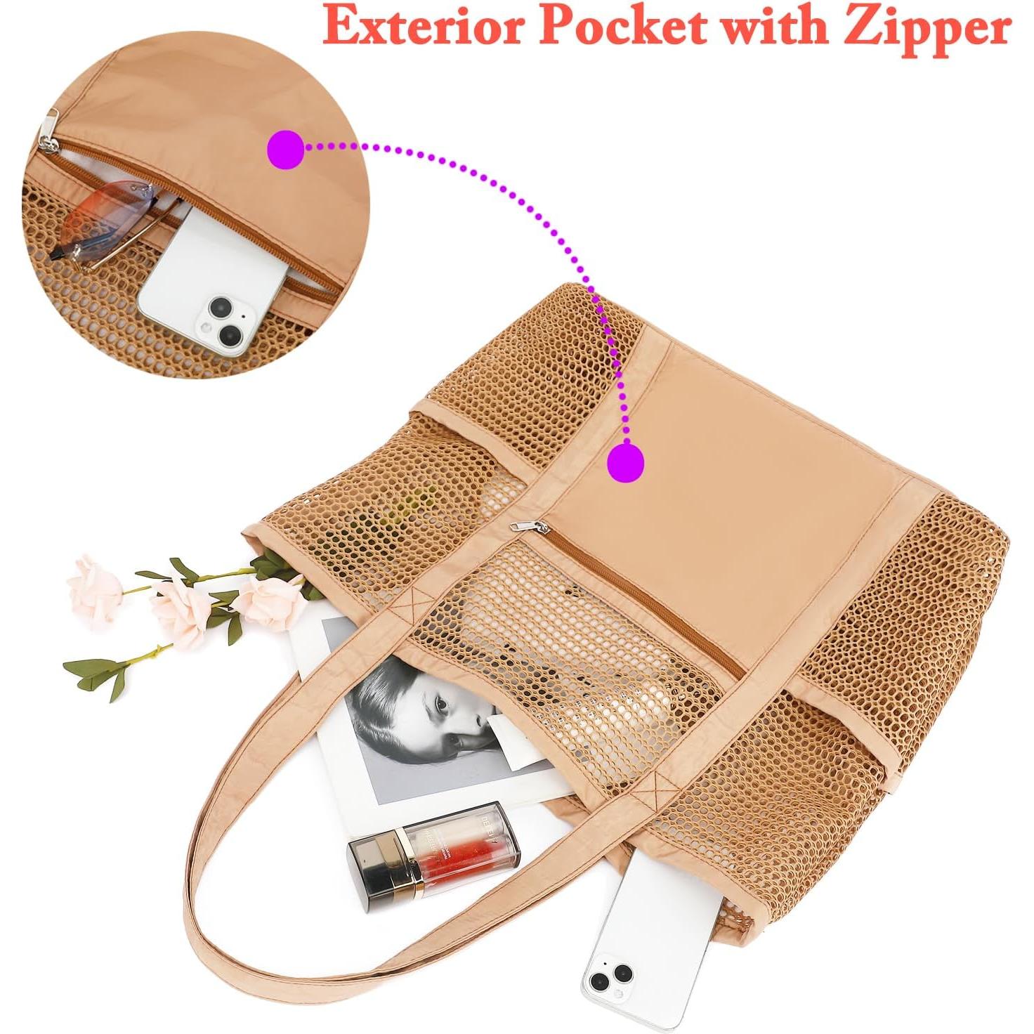 Bolsa de Playa Fammart Malla Nylon 43.94x19.94x38.86cm