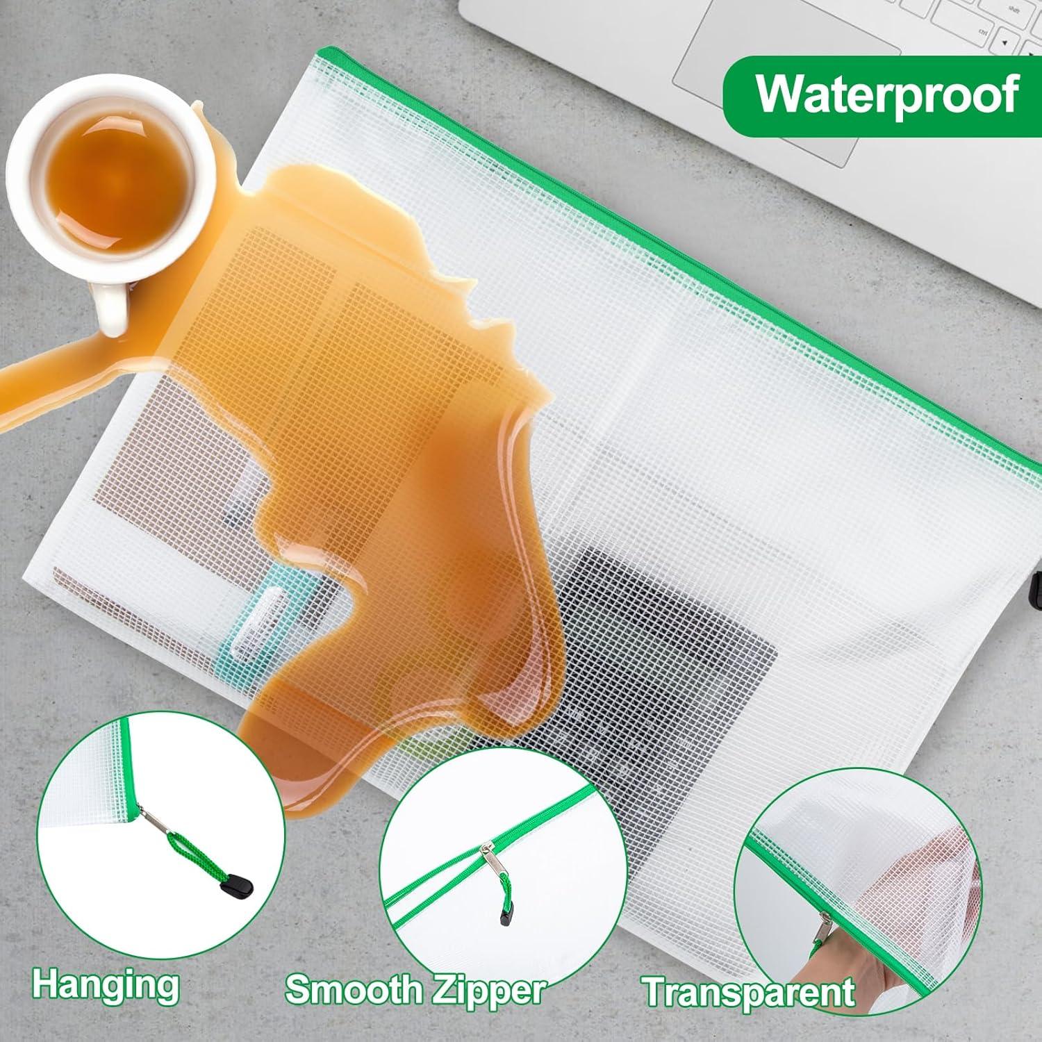 40 Bolsas de Zipper de Malla TKOOFN - 8 Tamaños Impermeables