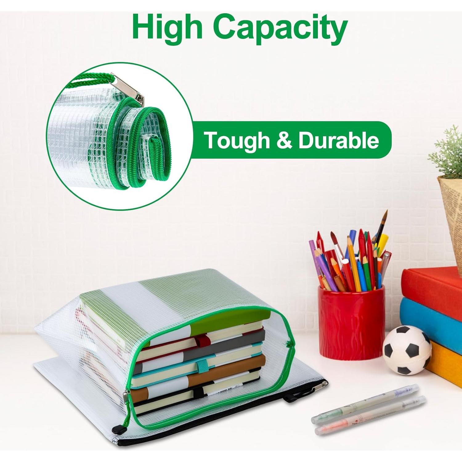 40 Bolsas de Zipper de Malla TKOOFN - 8 Tamaños Impermeables