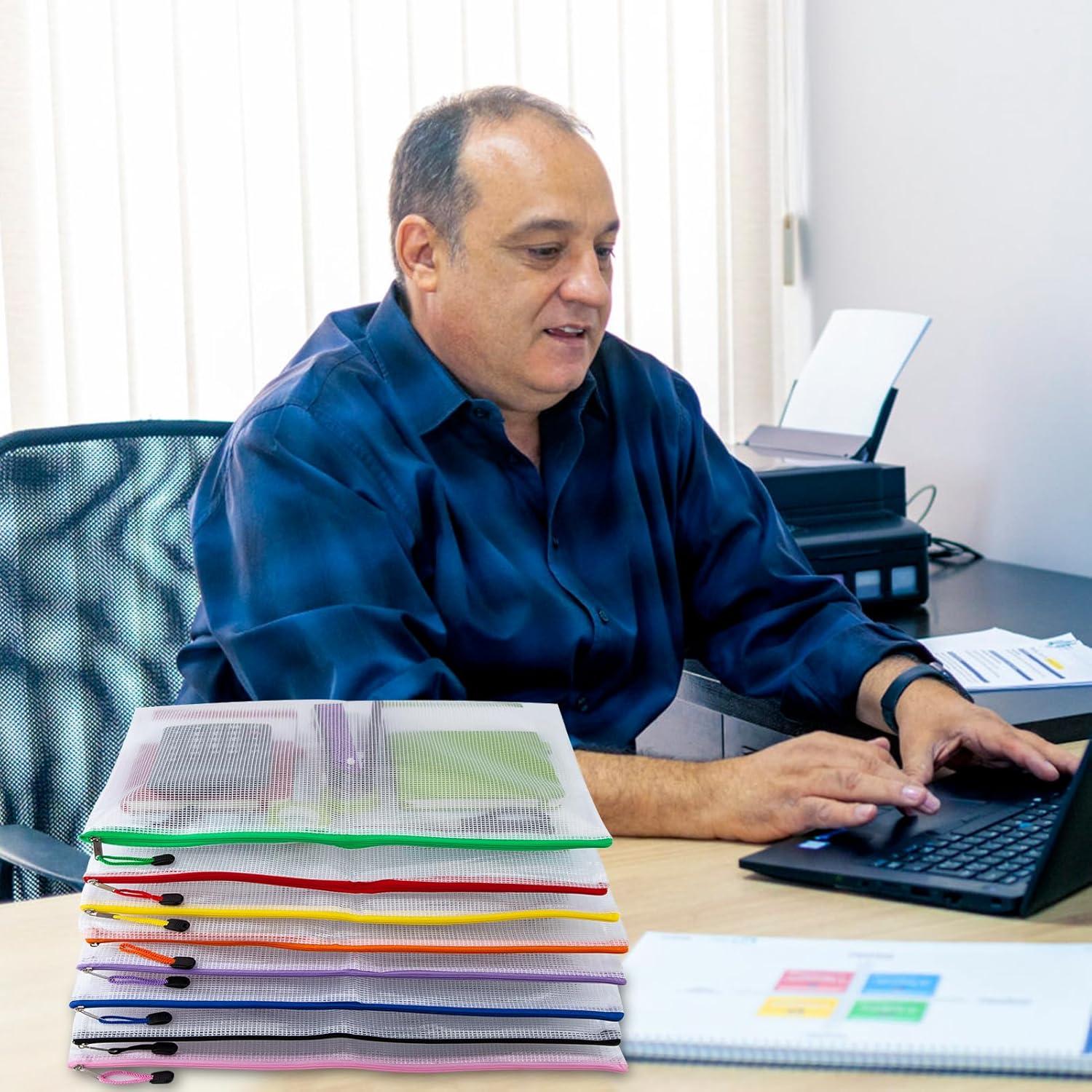 40 Bolsas de Zipper de Malla TKOOFN - 8 Tamaños Impermeables