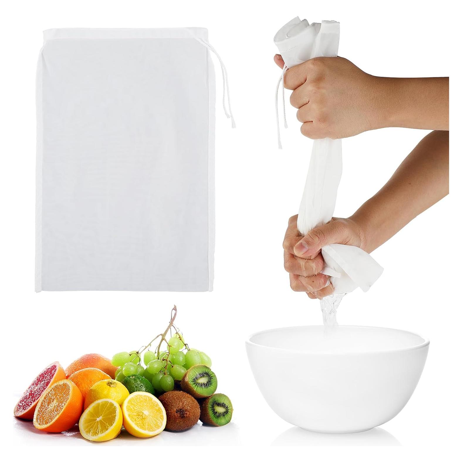 Paquete de 4 Bolsas de Leche de Nueces Nylon 20x15 cm WLLHYF