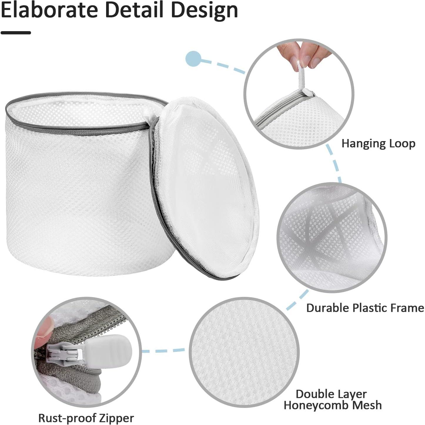 GOGOODA Bolsa de Malla para Lavado de Sujetadores - 3 Piezas