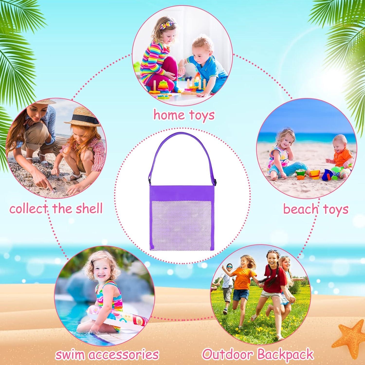 Bolsos de Malla para Playa TUPARKA 16 Pcs Ajustables