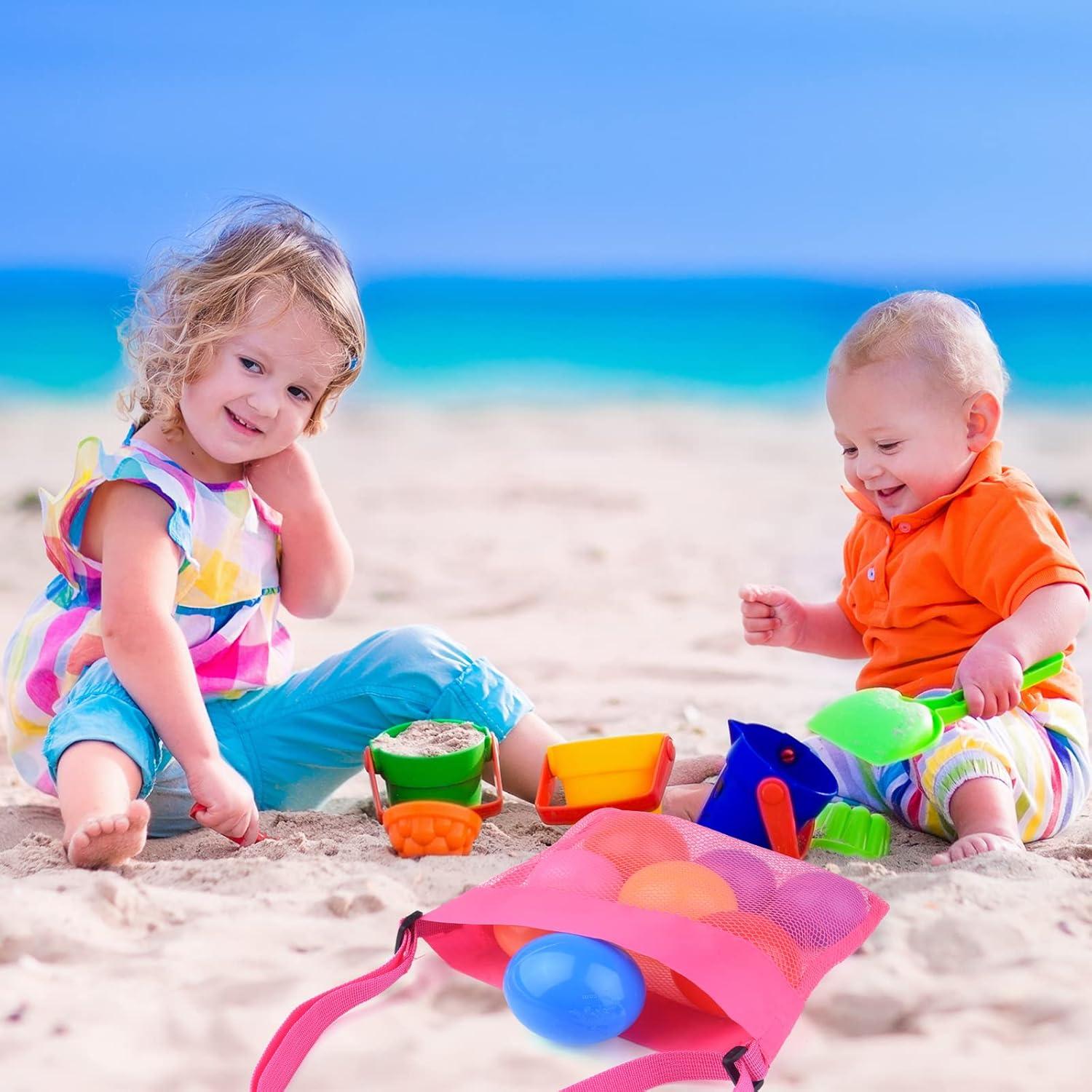 Bolsos de Malla para Playa TUPARKA 16 Pcs Ajustables