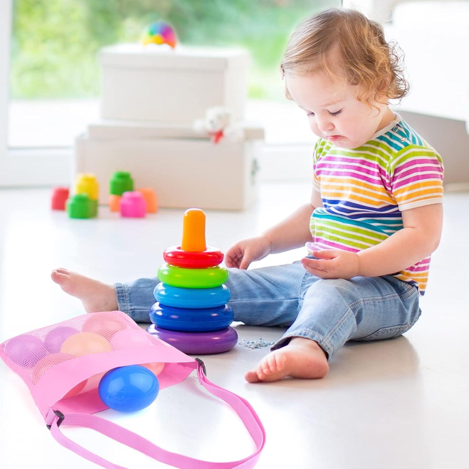 Bolsos de Malla para Playa TUPARKA 16 Pcs Ajustables