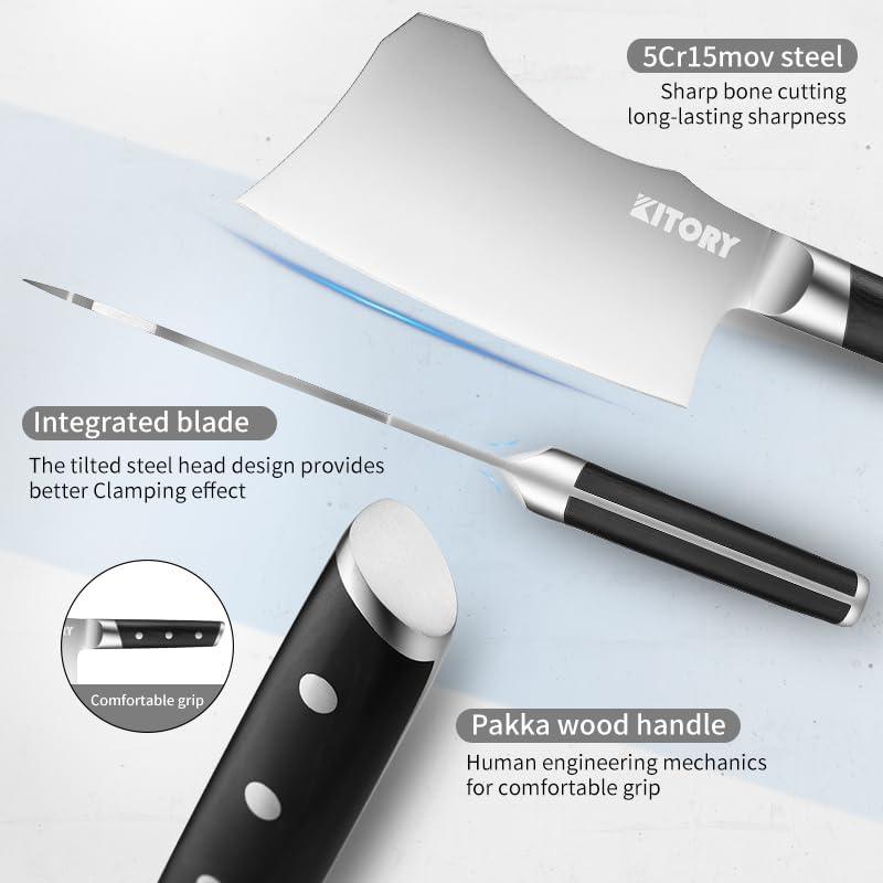 Cuchillo de Carnicería Kitory 17,78 cm Acero Inoxidable