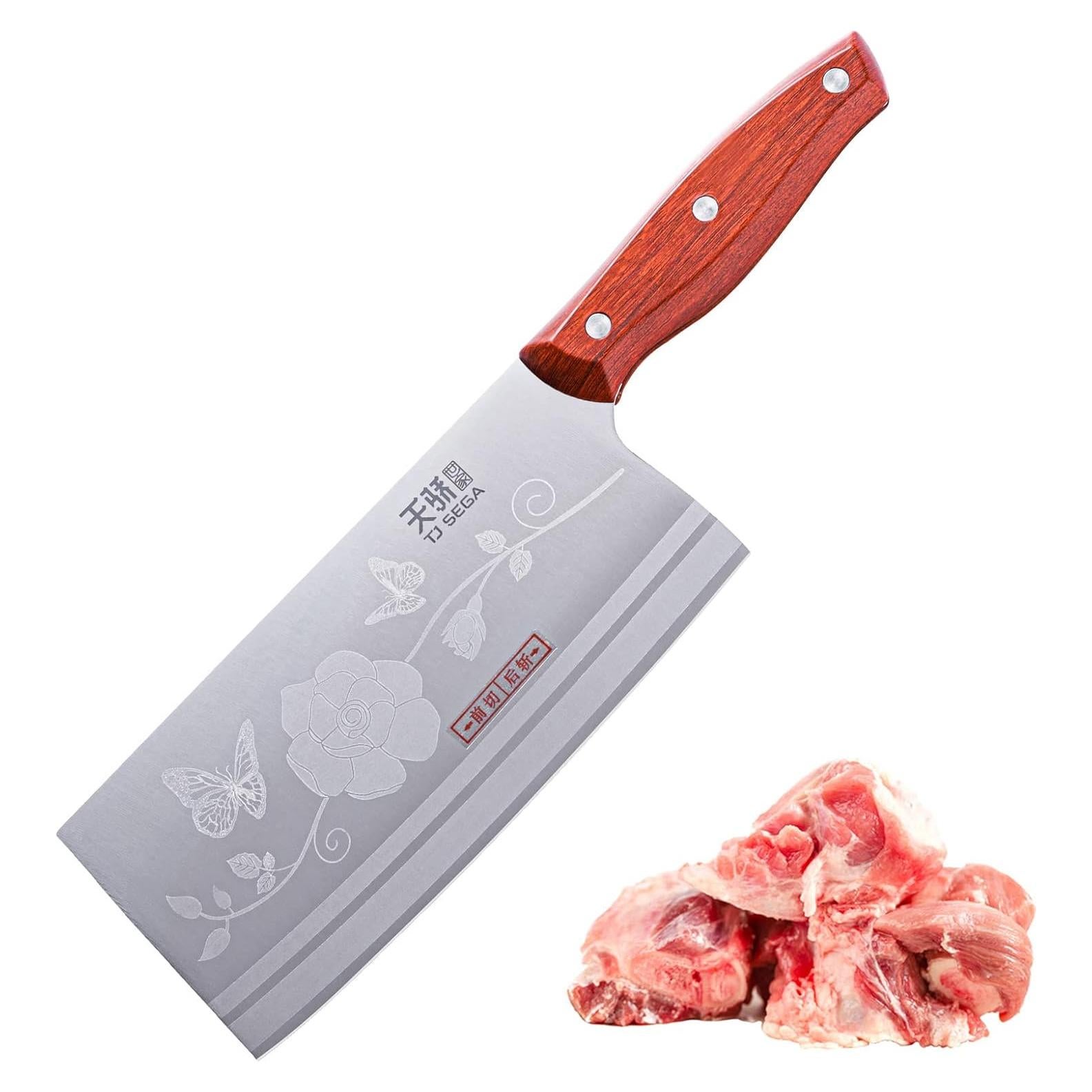 Cuchillo de Hacha de Carne TJ POP 18.8 cm Acero Inoxidable