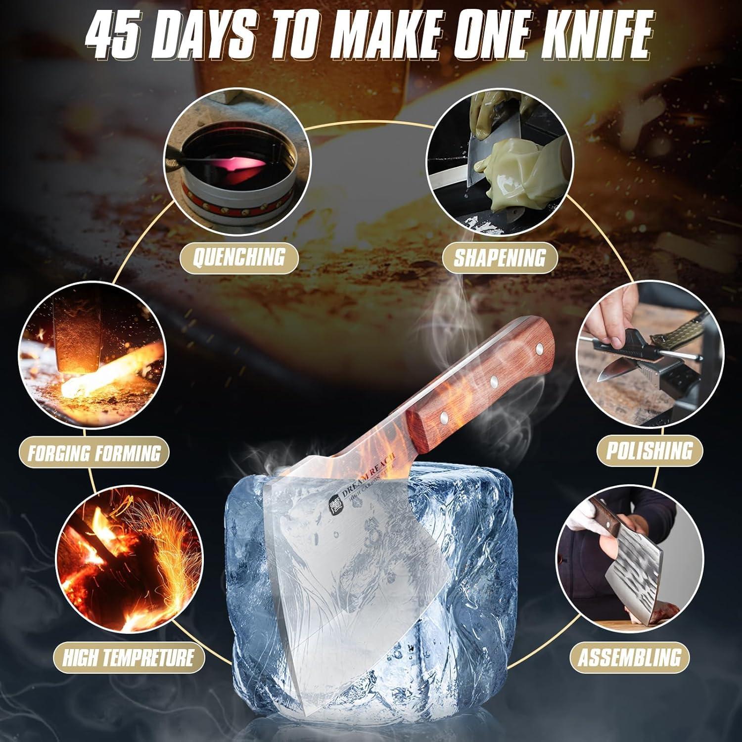 Cuchillo de Carnicero Dream Reach 29 cm Acero Inoxidable