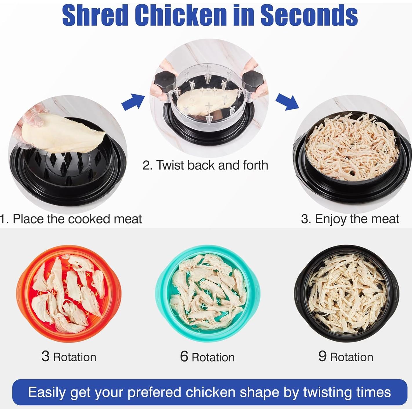 Desmenuzadora de Pollo YOYOUTH Estándar 20 cm Antideslizante