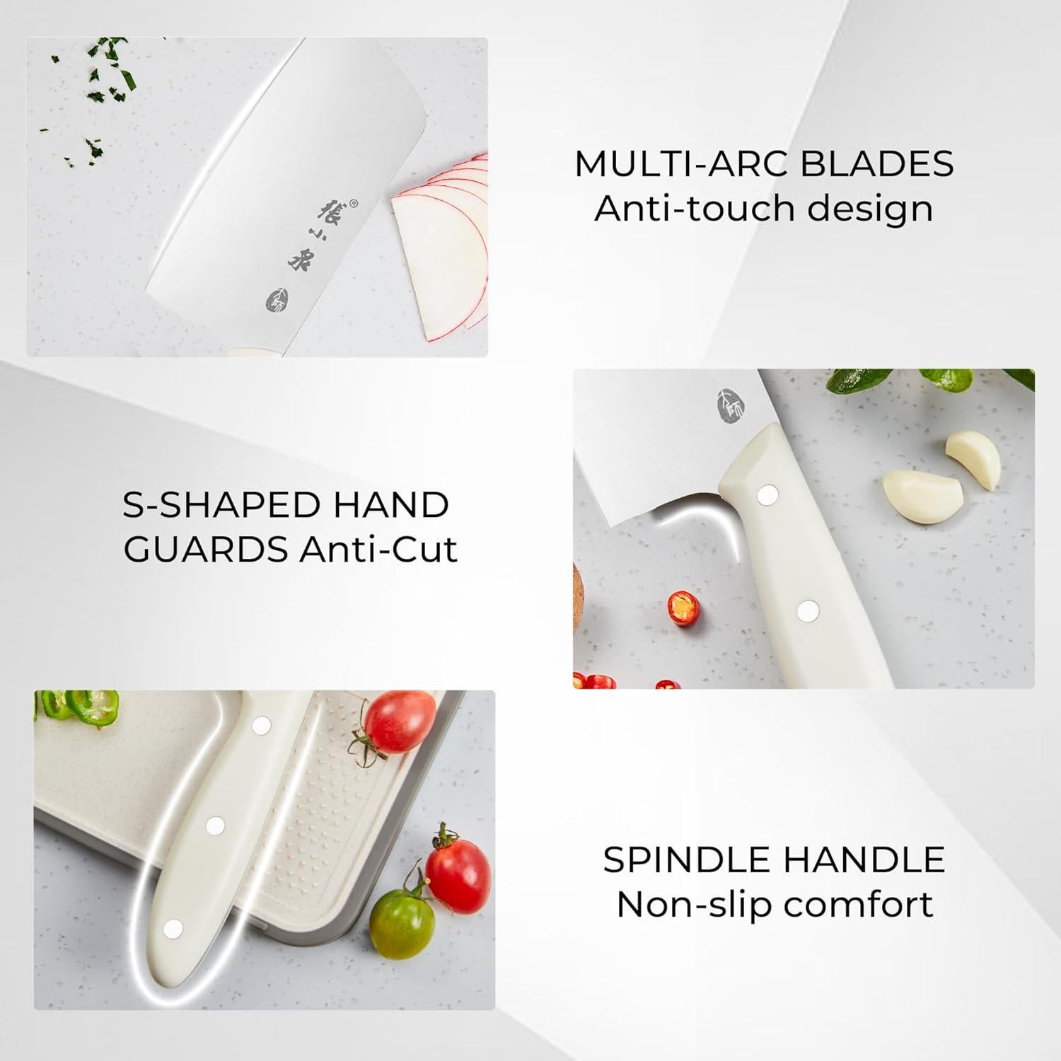 Cuchillo de Carne Chino ZHANG XIAO QUAN 18.54 cm Acero Inoxidable