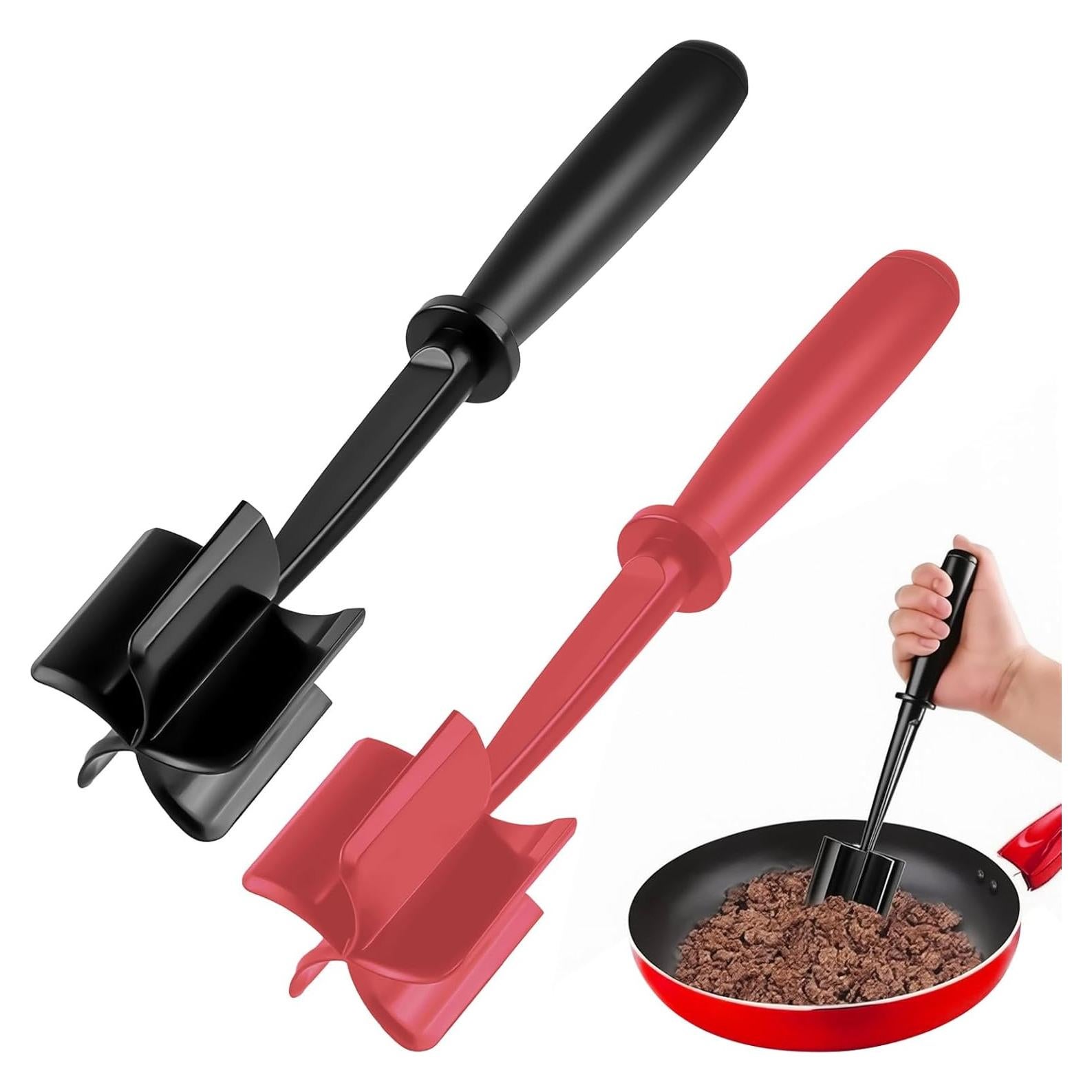 Picador de Carne de Silicona EoaMen 2 Piezas Resistente al Calor