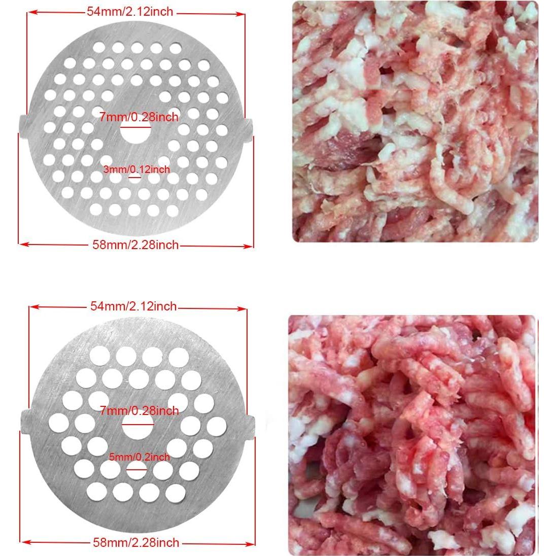 Placas y Cuchillas de Molinillo de Carne Together-life 7 Piezas