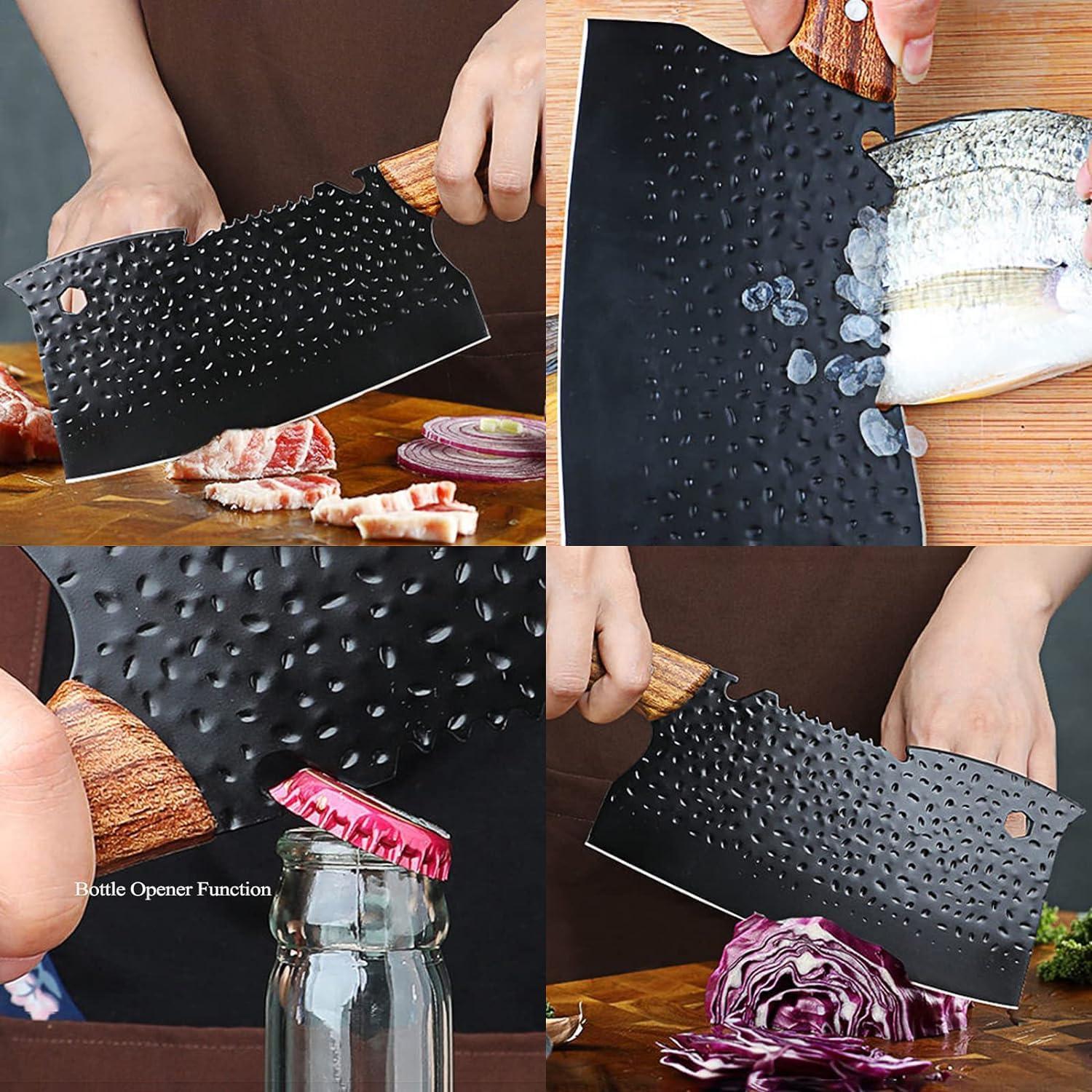 Cuchillo de Carnicero Forjado LIUZHANGYU 19 cm Acero Inox