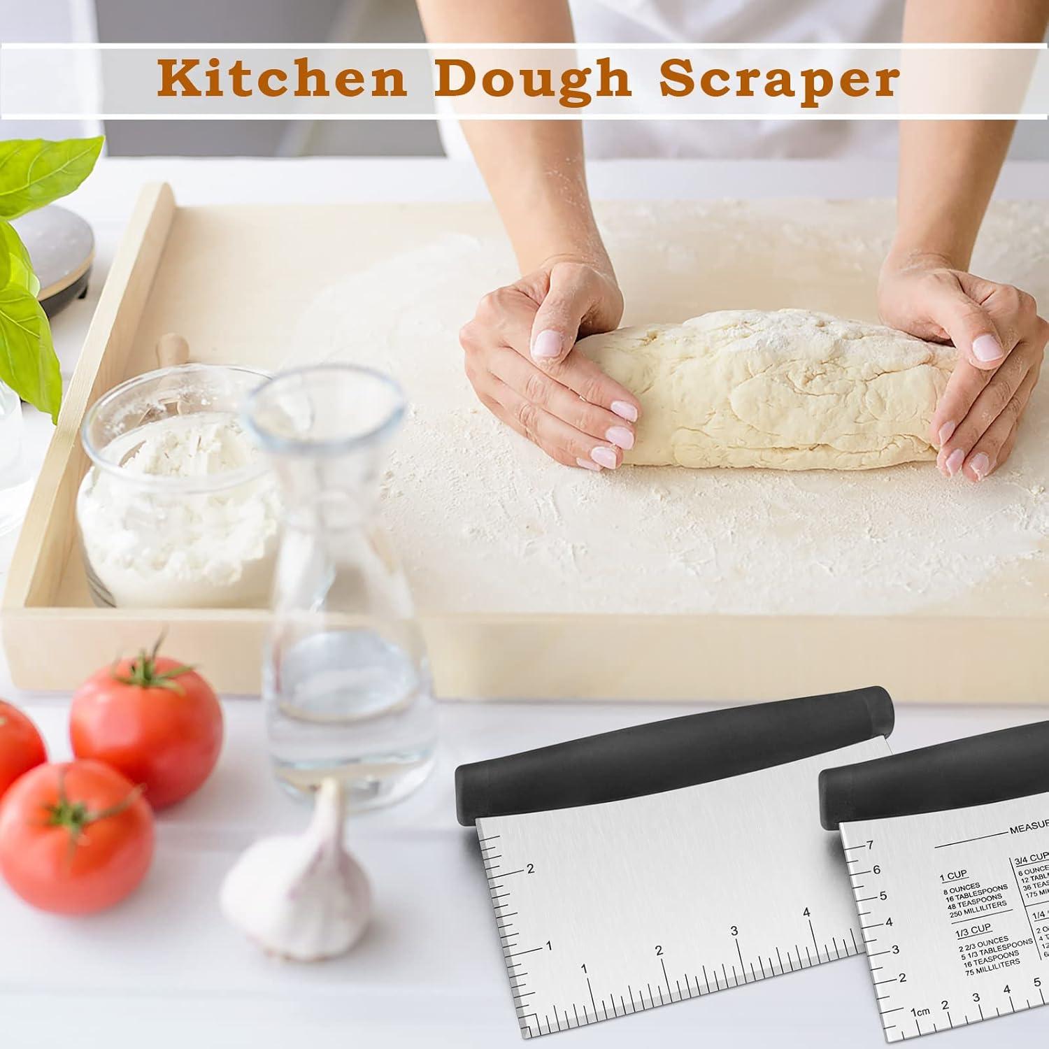 Raspador de Masa Acero Inoxidable HaSteeL Juego de 2