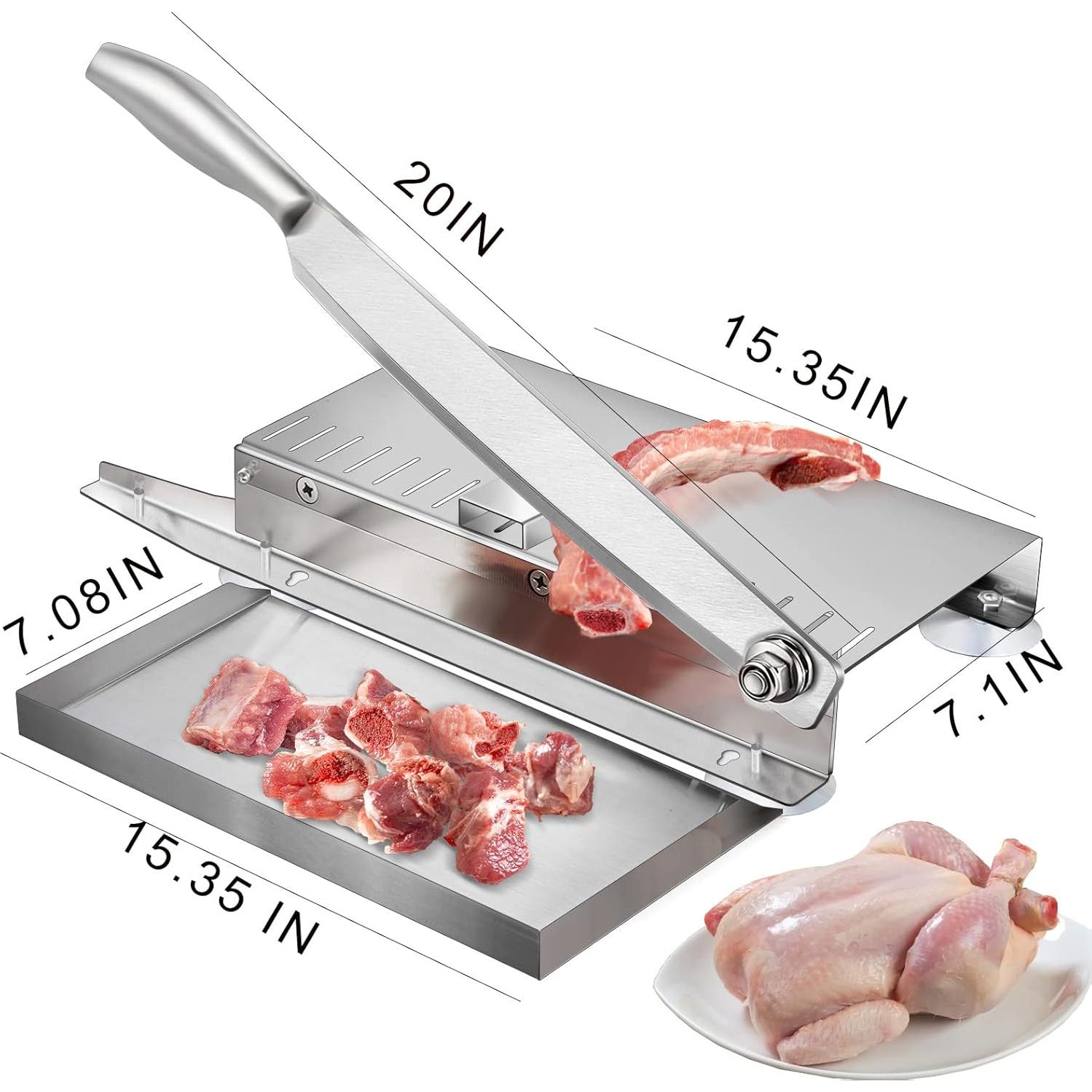 Cortadora de Carne y Huesos Dsyisvia 50.8cm Acero Inoxidable