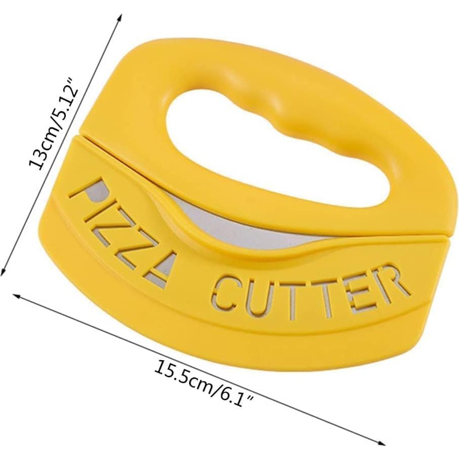 Cortador Mezzaluna Senvasfa Amarillo 15,24 cm Acero Inoxidable