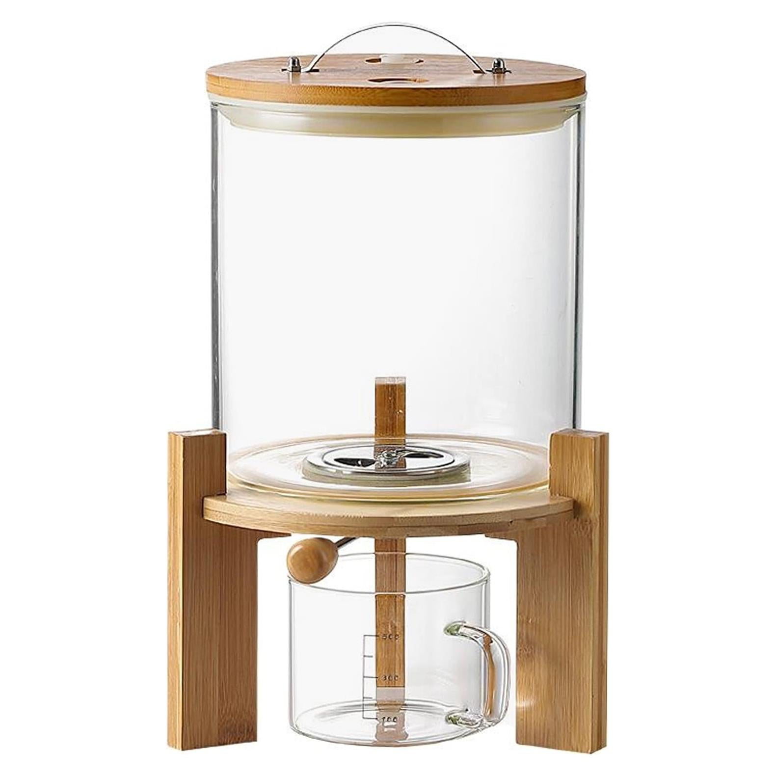 Dispensador de Arroz de Vidrio L'ÉPICÉA 8L Hermético