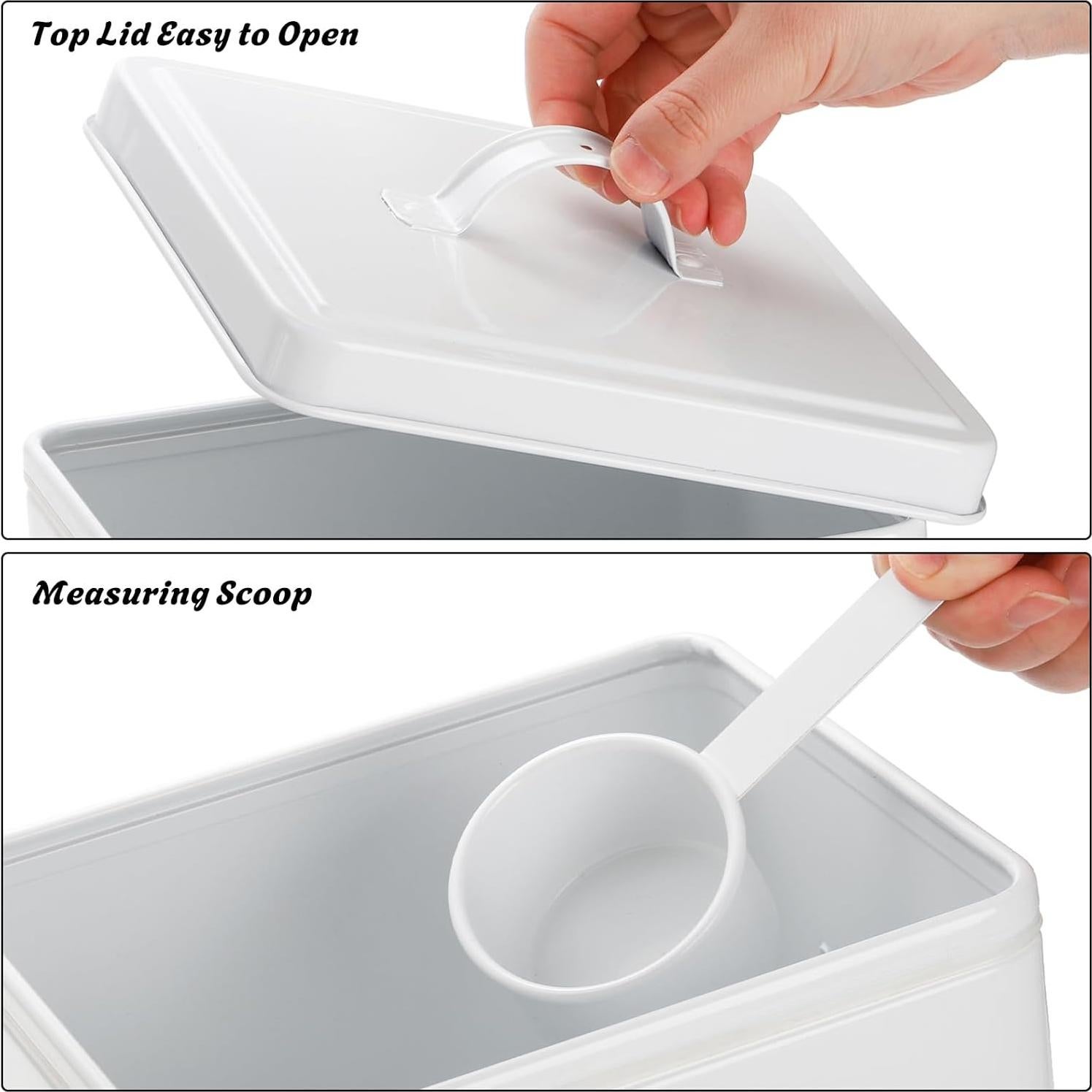 Contenedor de Almacenamiento de Alimentos YOUEON 4,54 kg Blanco