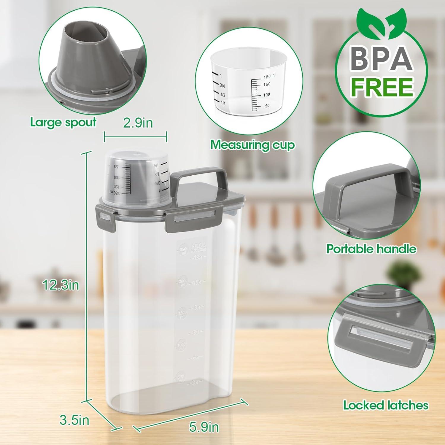 Contenedor de Almacenamiento de Alimentos TBMax 2 Pcs 2,27 kg