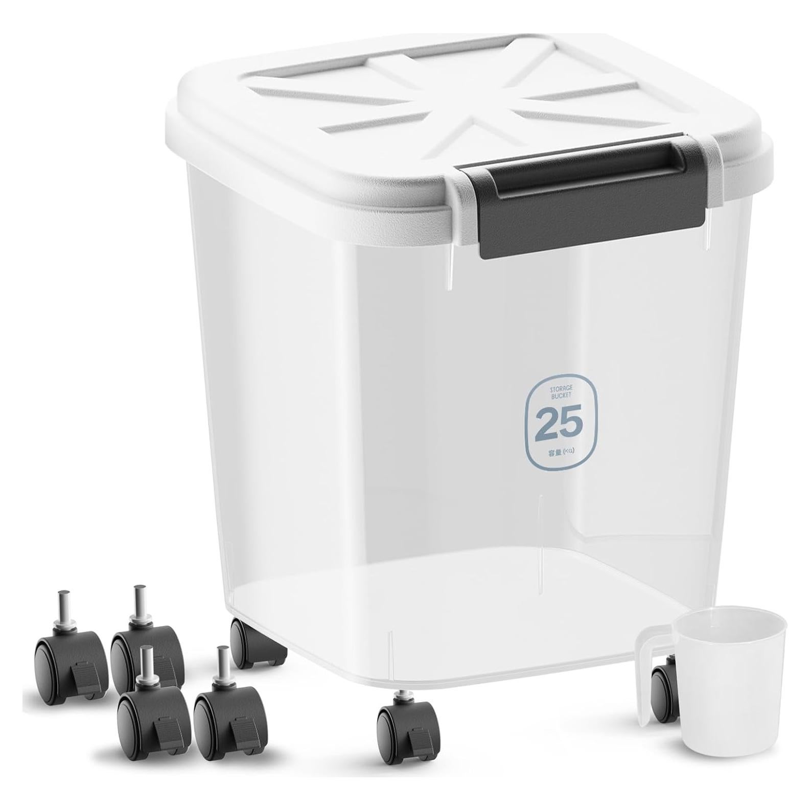 Dispensador de Arroz LivLab 25KG Contenedor Alimentos