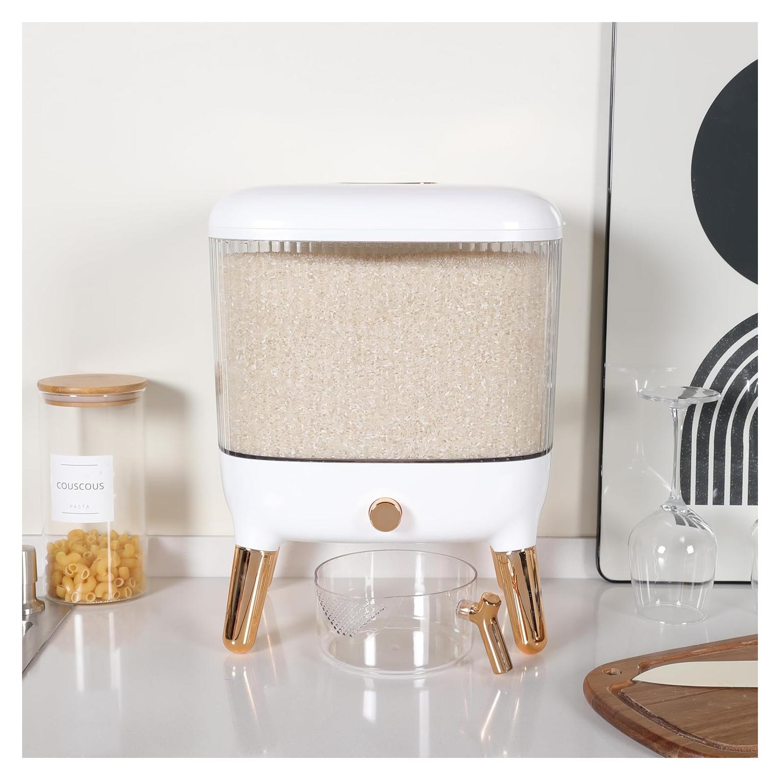 Dispensador de Arroz 11,34 kg MARY - Almacenamiento Organizado