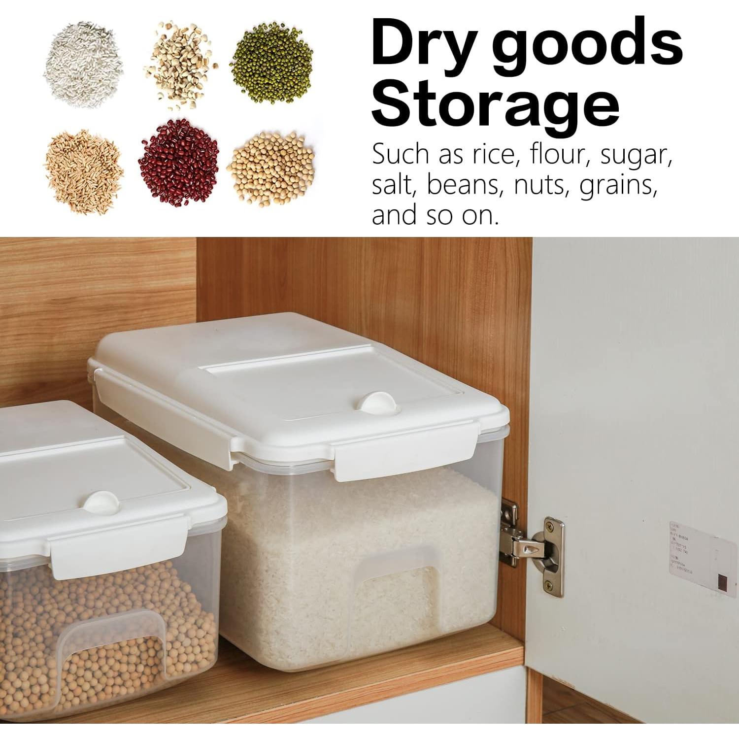 Contenedor de Almacenamiento de Arroz 5 L con Taza Medidora LivLab